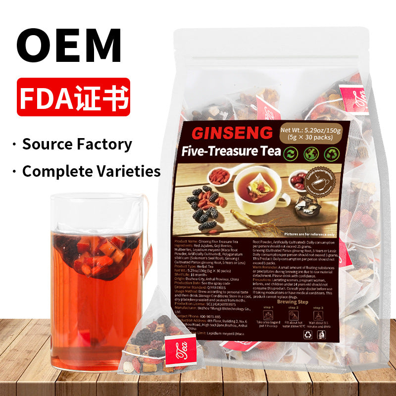 Ginseng Five Treasures Tea